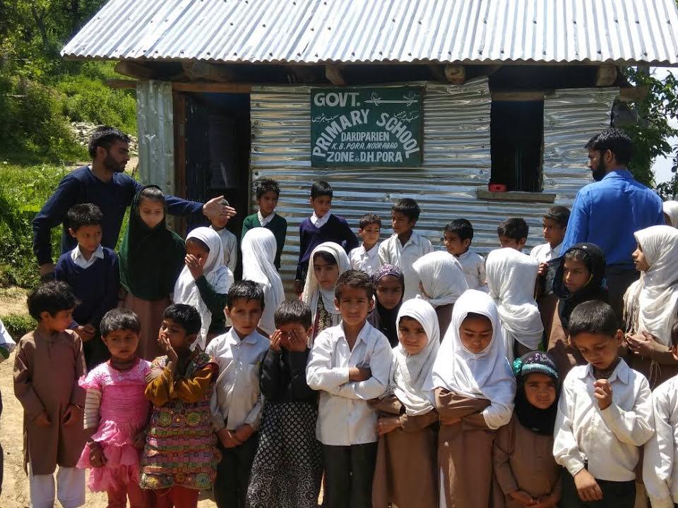 Primary school in Kulgam has no building, runs in tin shed